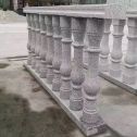 咸宁 芝麻白圆形光面花瓶柱，栏杆