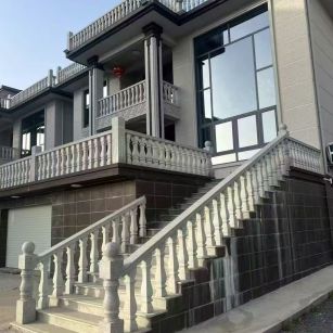 咸宁 芝麻白别墅阳台栏杆，楼梯栏杆