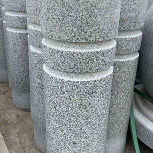 咸宁 芝麻白花岗岩挡车柱、隔离柱多少钱