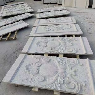 咸宁 芝麻白干挂雕花板