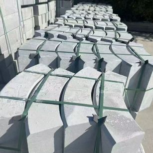 咸宁 芝麻灰弧形路沿石