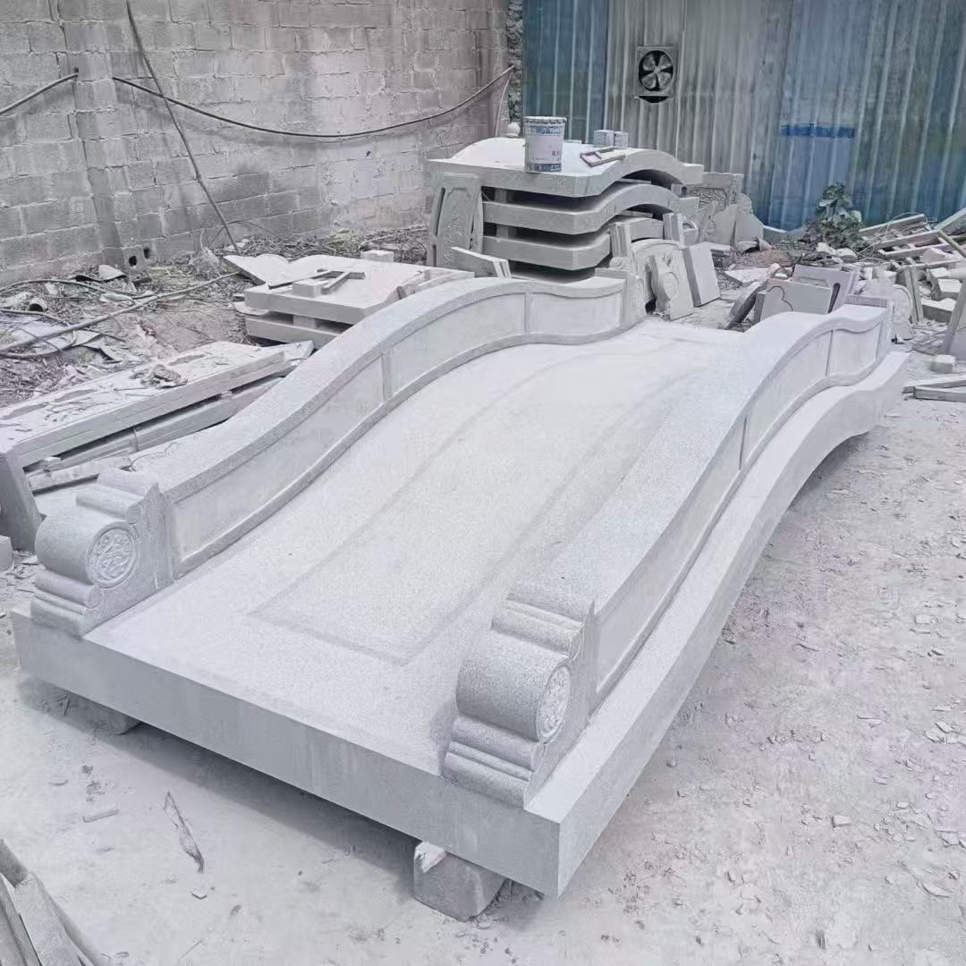 咸宁 芝麻灰花岗岩园林景观 小石桥