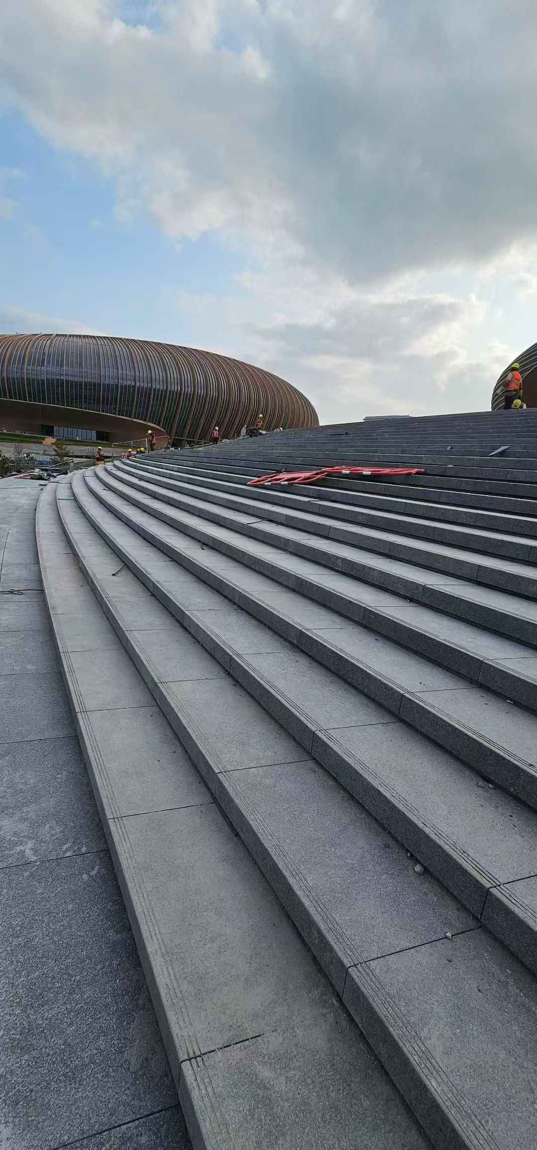咸宁 弧形整石台阶铺装效果图