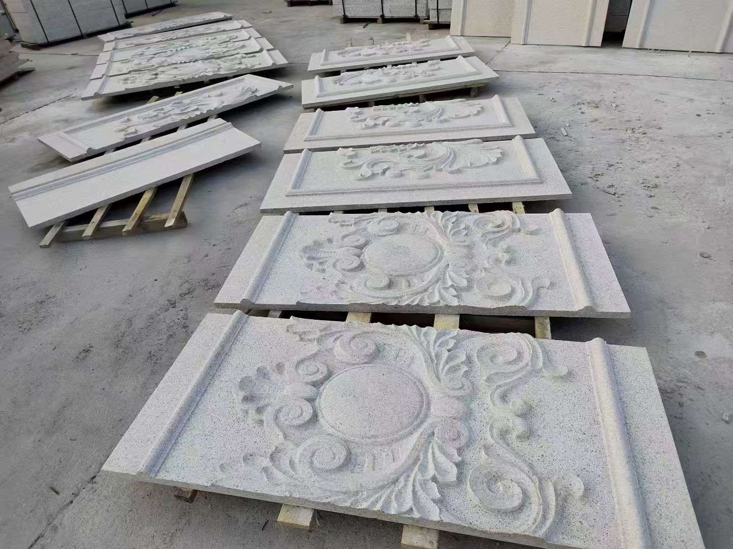 咸宁 芝麻白干挂雕花板