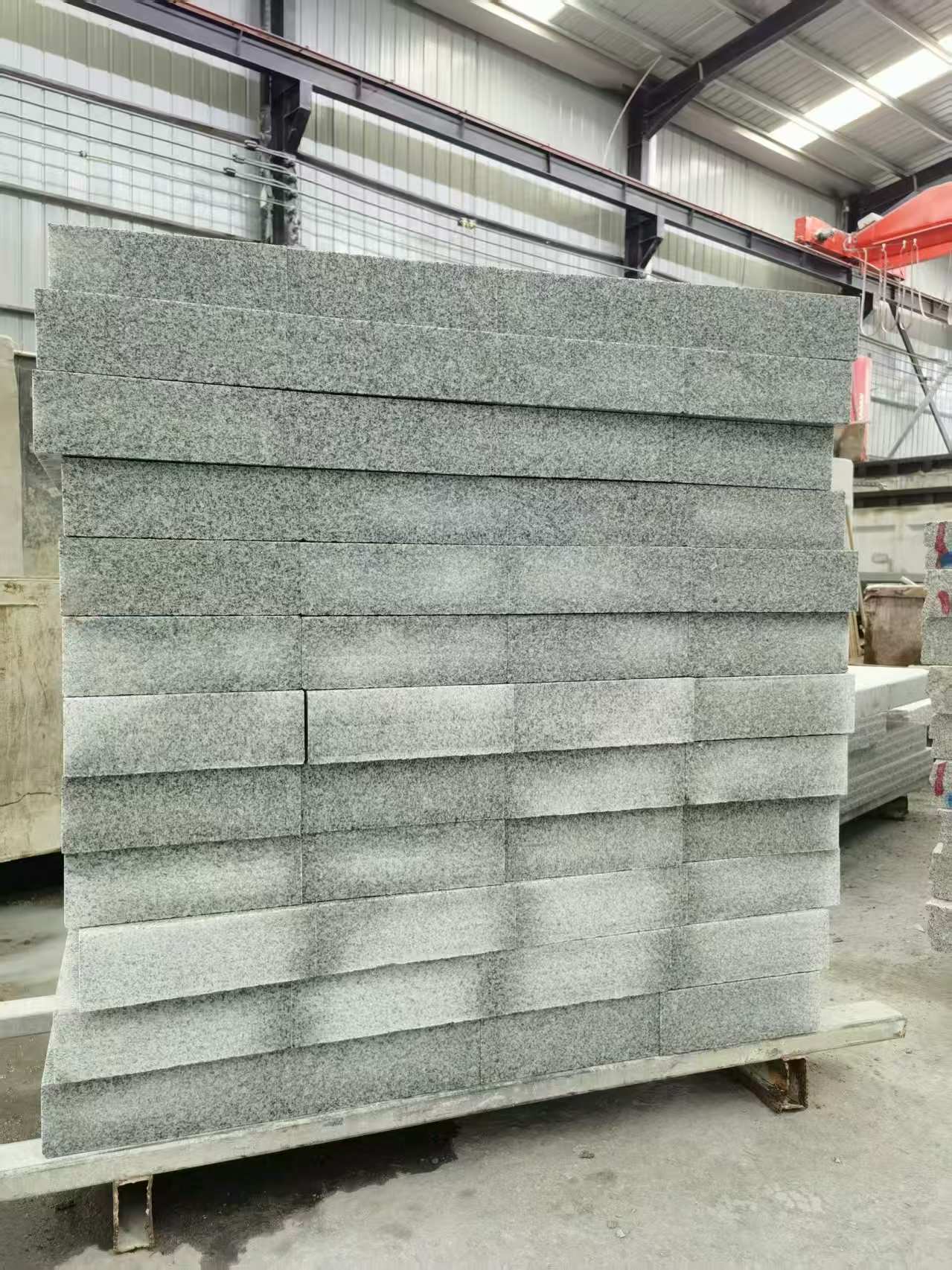 咸宁 芝麻白10公分300*600广场地铺，A料定制，尺寸标准，厚薄均匀