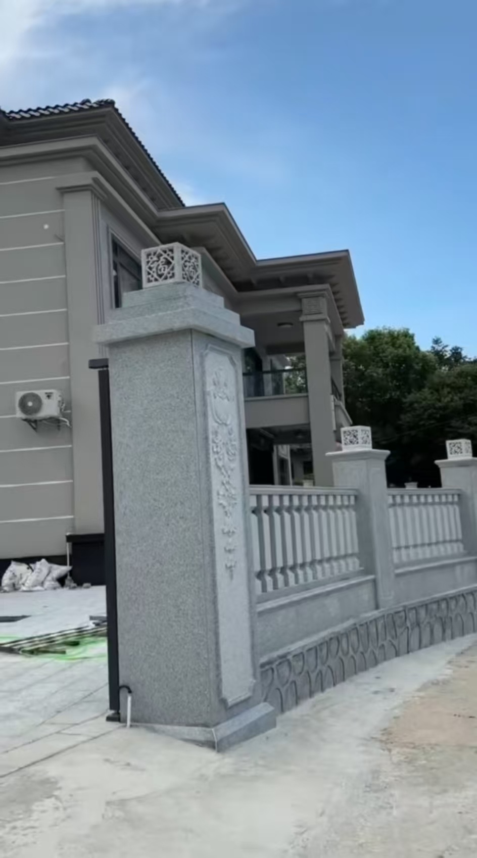 咸宁 芝麻白别墅围墙栏杆，私人订制