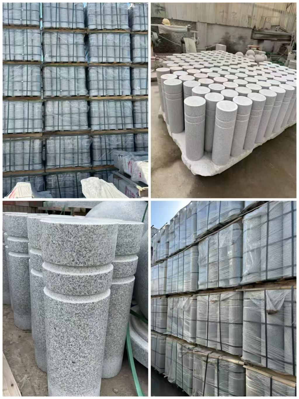 咸宁 芝麻白花岗岩挡车柱、隔离柱多少钱